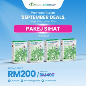 PAKEJ SIHAT (4 KOTAK BIOKENAF)